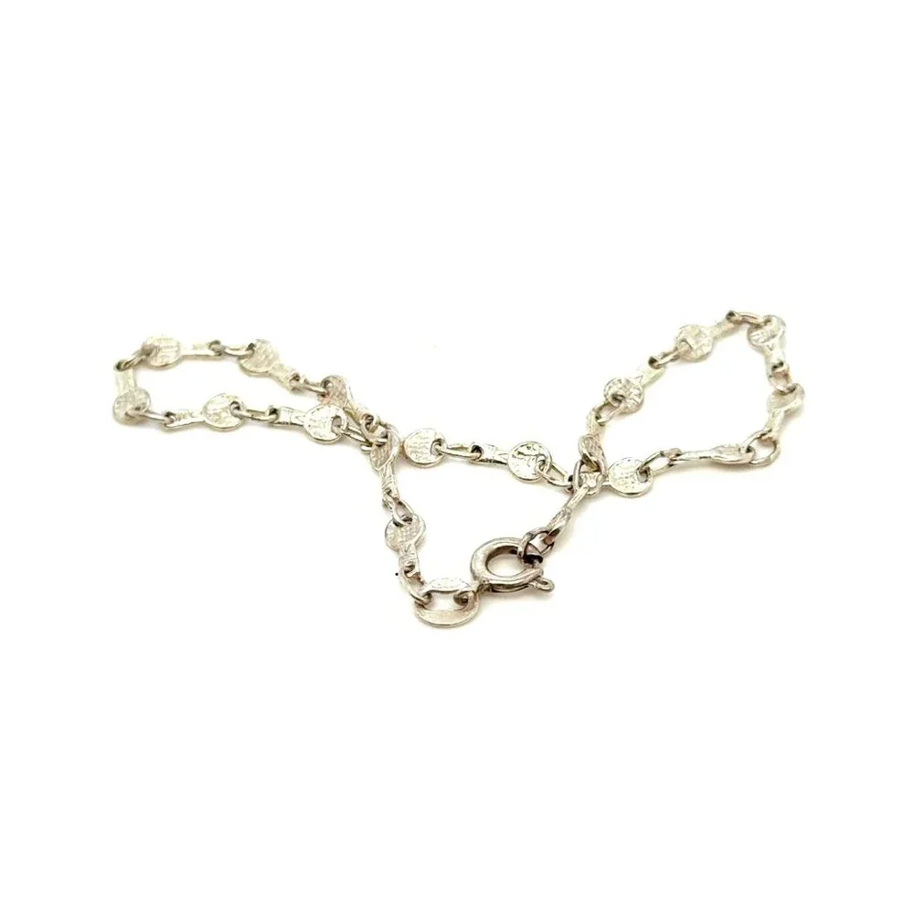Silver‎ 925 Small Link Bracelet